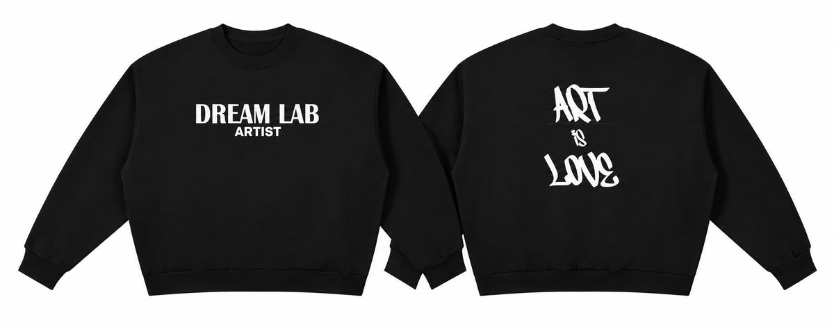 Artist Box Crop Crewneck Sweatshirt