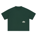 Off-centered  Logo Boxy Oversized T-Shirt