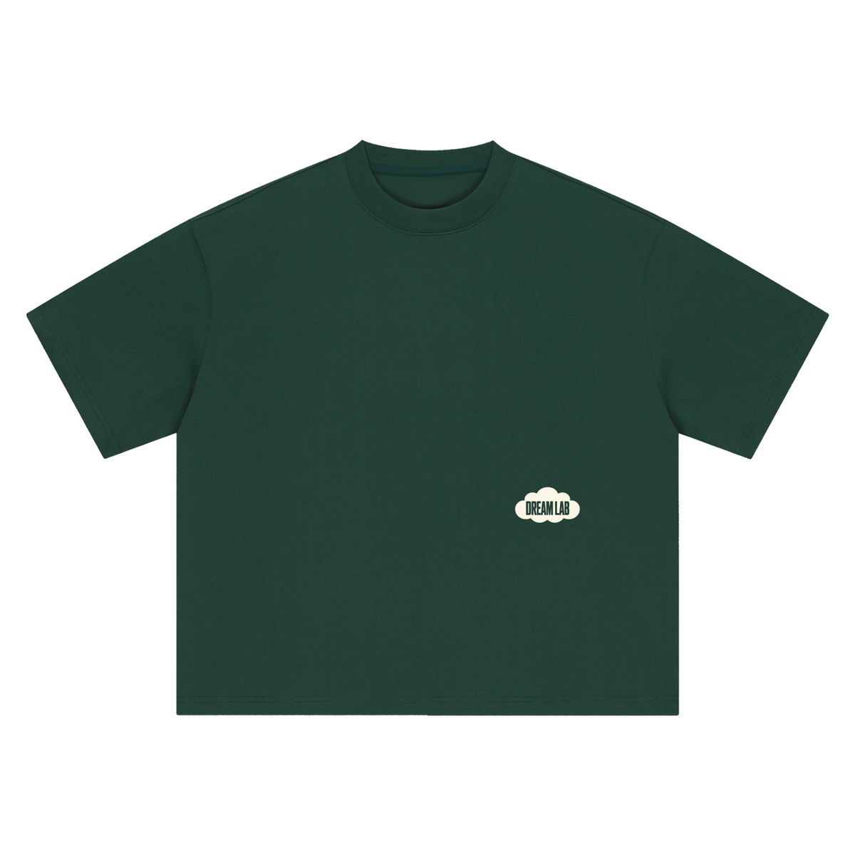 Displaced Cloud Logo Boxy Oversized T-Shirt