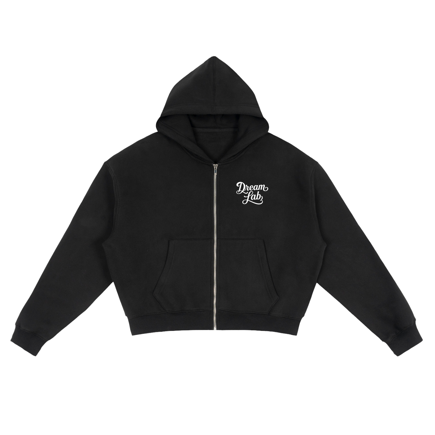 Fleece Zip-Up Box Hoodie