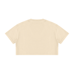 Women's Mineral Wash Cotton Crop T-Shirt