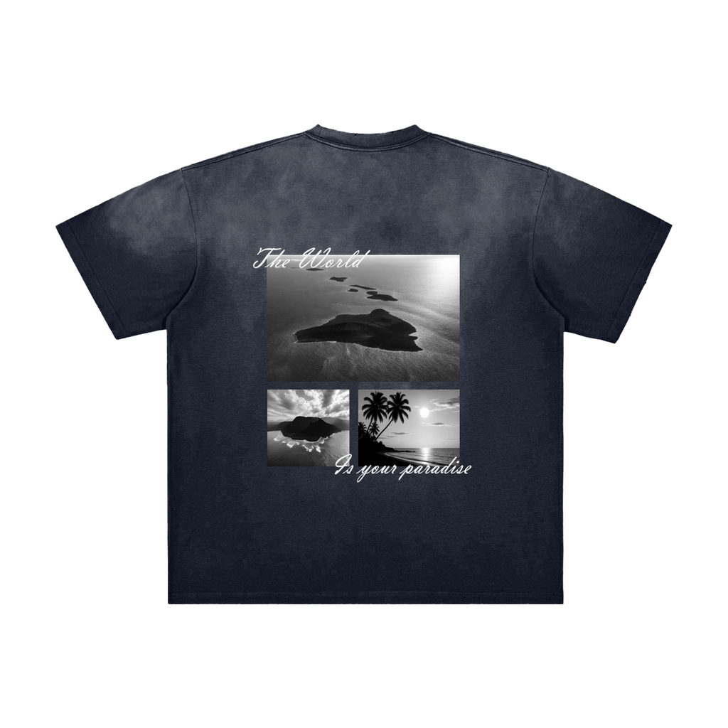 Paradise Vintage Frayed T-Shirt