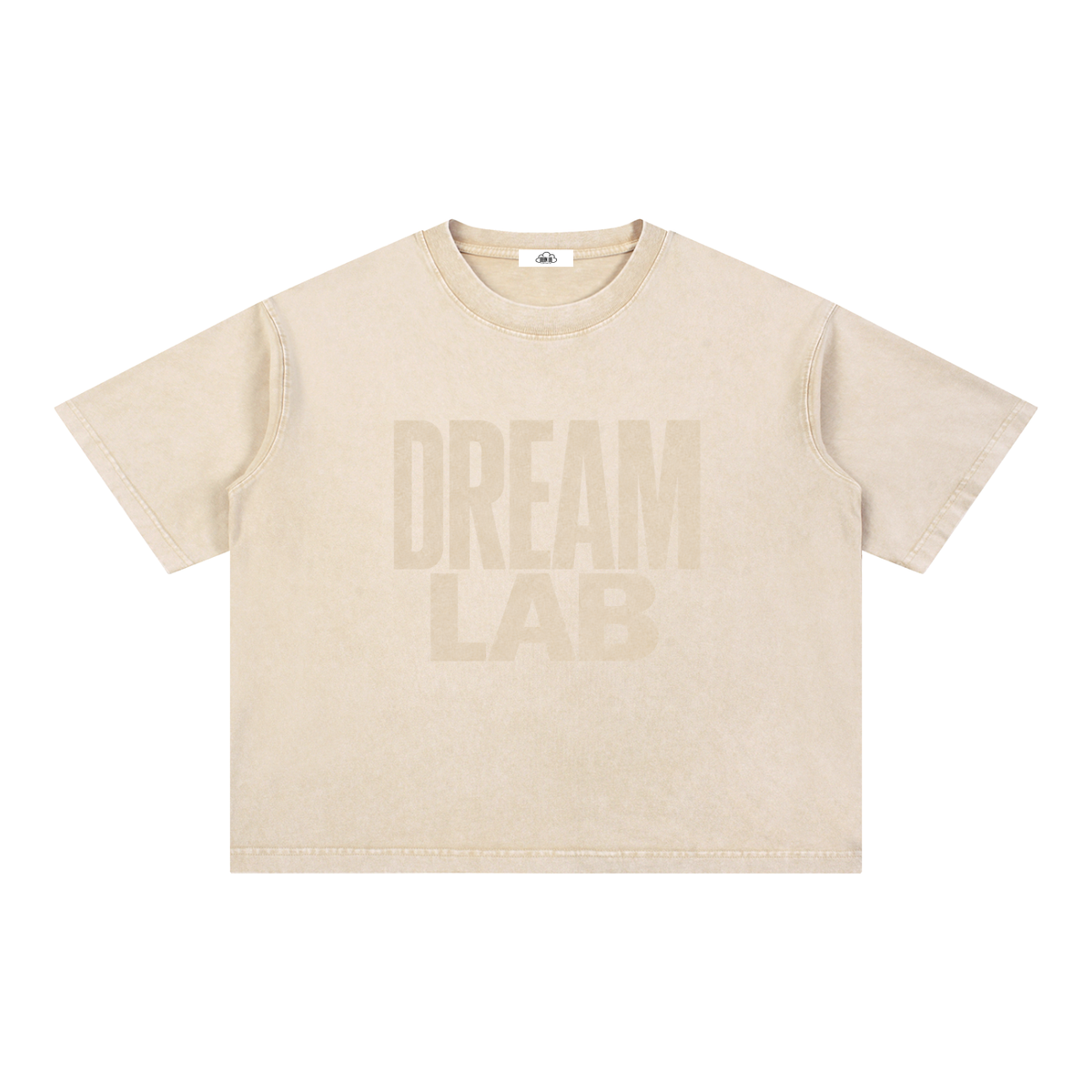 Vintage Core Apricot Boxy Cotton T-Shirt
