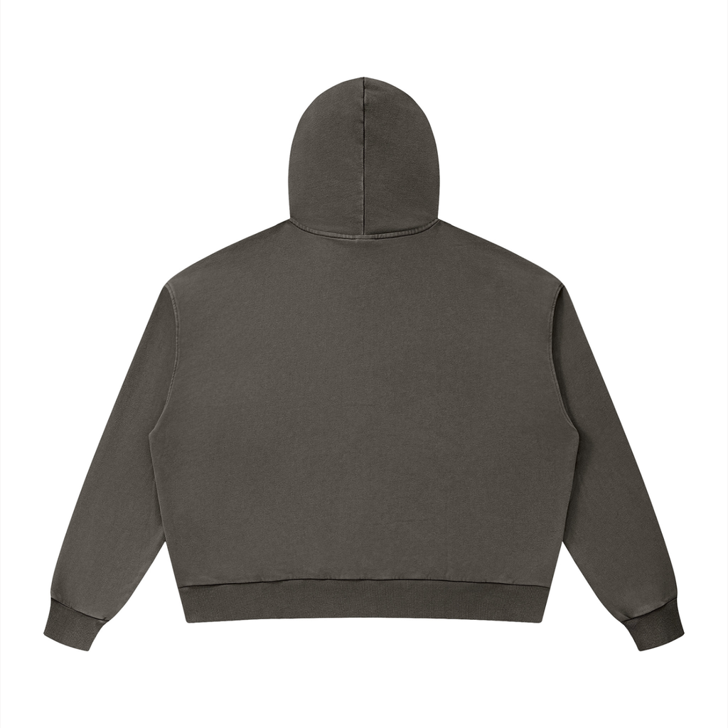 Cloud Logo Vintage Wash Boxy Hoodie