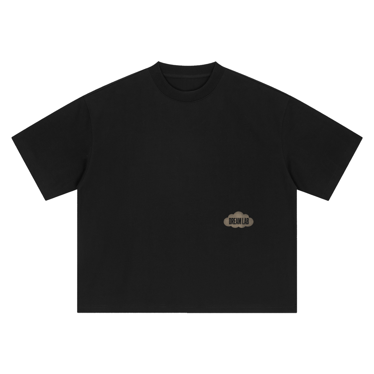 Displace Cloud Logo Boxy Oversized T-Shirt