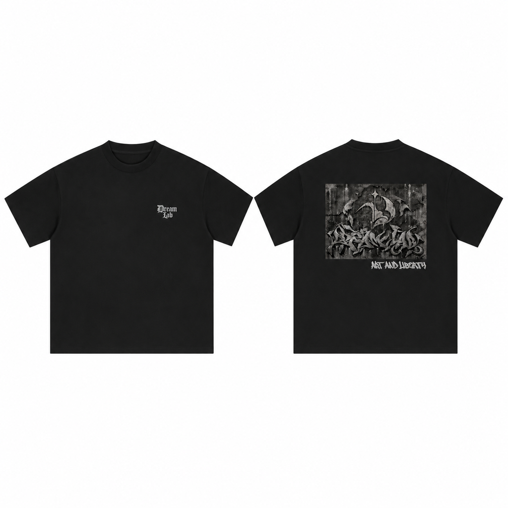 Graffiti Wall Boxy Oversized T-Shirt