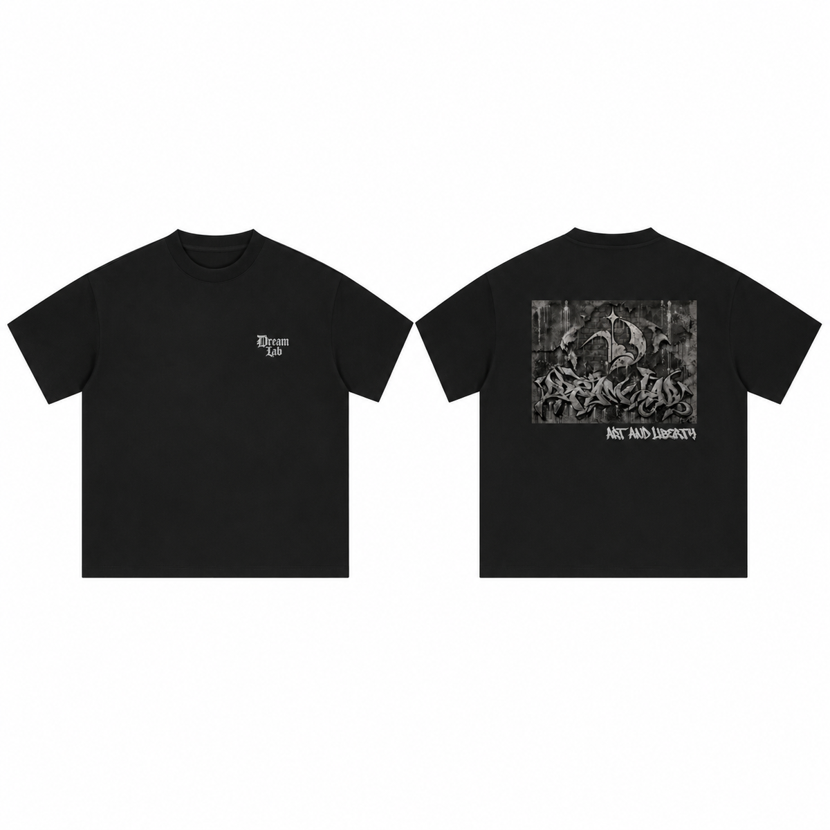 Graffiti Wall Boxy Oversized T-Shirt